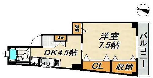 メゾンミゾハシ【3階】の間取り