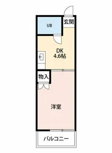 ハイツ爽【1階】の間取り