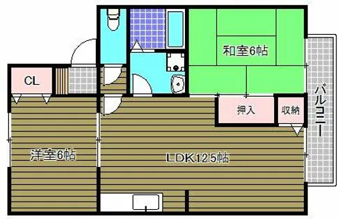 ファミリーハイツT・Y【1階】の間取り