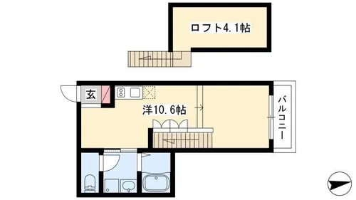 Cielo Vista【105号室】の間取り