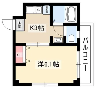 ARK中村公園南【302号室】の間取り