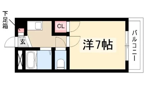 富士レイホービル第二【207号室】の間取り