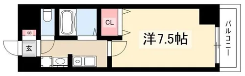 T’s Dream栄【201号室】の間取り