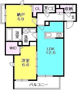 SOL.LEVANTE XI【301号室】の間取り