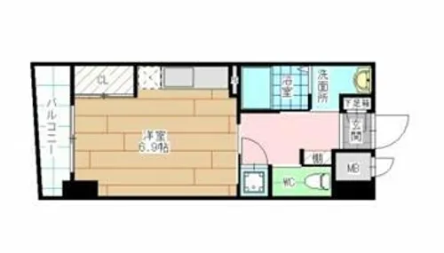 MGA城内【7階】の間取り