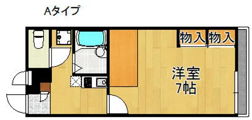 レオパレスMK【2階】の間取り