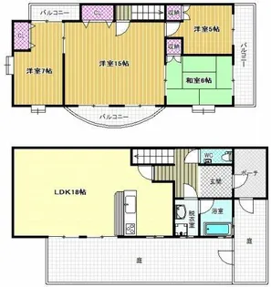 新栄プロパティー林【1階】の間取り