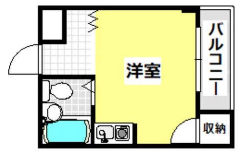 清和ハイツ【2階】の間取り