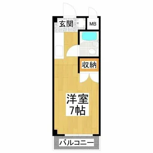 エレガンス北野田【1階】の間取り