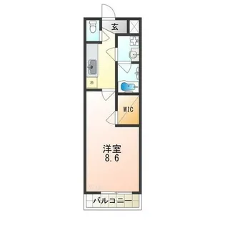 セレーナ住之江Ⅱ番館【2階】の間取り