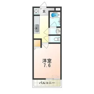 フィオーレ桑原【1階】の間取り