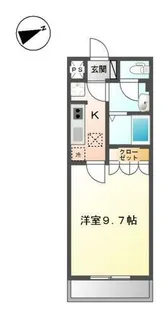 メゾン・アムール銀谷【1階】の間取り