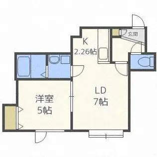 楓ガーデン【103号室】の間取り