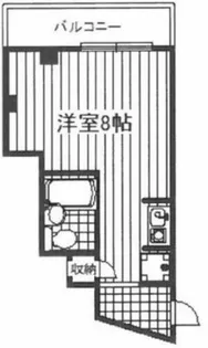 第15サンライズイトウ【210号室】の間取り