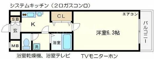 MARION【6階】の間取り