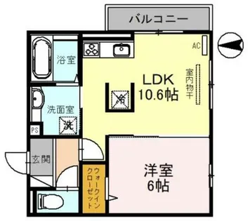 メゾン・ソネット二条新町【3階】の間取り