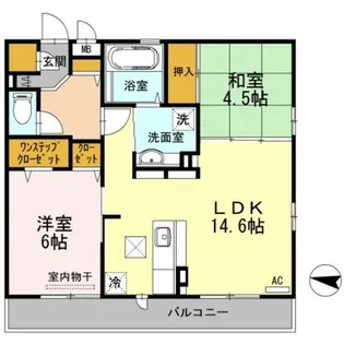 ソレアード嵯峨【3階】の間取り