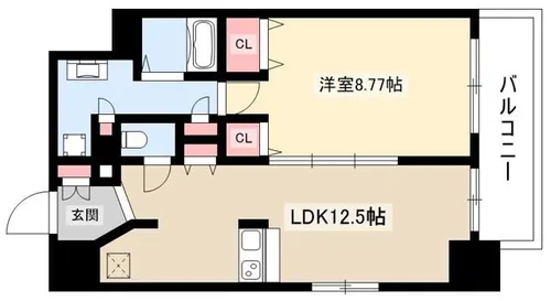 マリオン城西【7階】の間取り