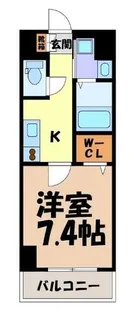 プレイズシード名古屋亀島【2階】の間取り