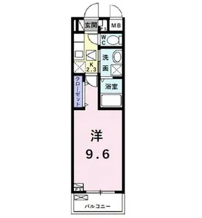 ユウパレス和泉中央【3階】の間取り