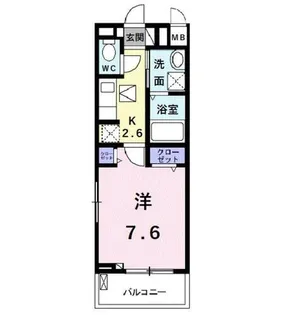 ユウパレス和泉中央【3階】の間取り
