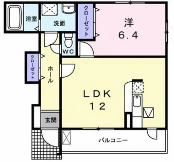 グリーン・ヒル【1階】の間取り
