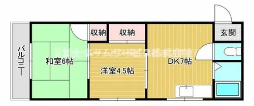 カーサビアンカ【5階】の間取り