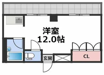 シティ中川【5階】の間取り