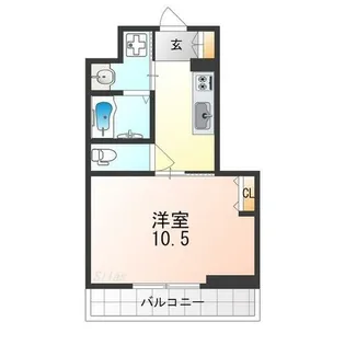 ウイングス白鷺【5階】の間取り