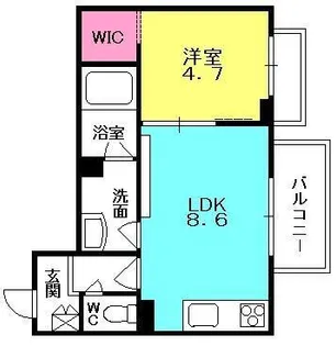 シャーメゾンファミリア【1階】の間取り
