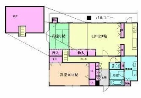 エミネンス梅田西【8階】の間取り