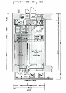 プレサンス梅田東クォーレ【9階】の間取り