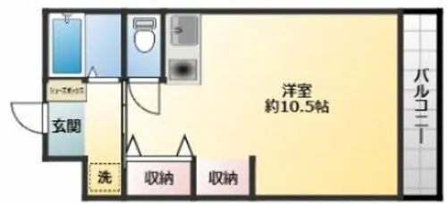 セラヴィ【2階】の間取り