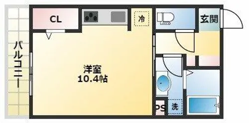 プライムコート【3階】の間取り
