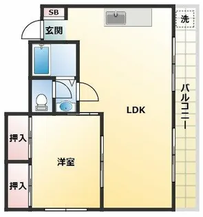 コーポホンダ【3階】の間取り
