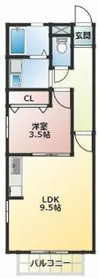 LS金城【2階】の間取り