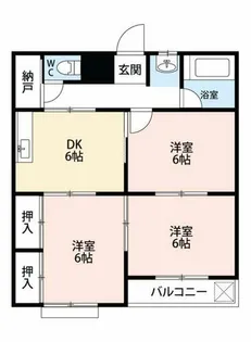 マンション水野【2階】の間取り