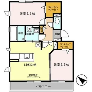 オースター1番館【3階】の間取り