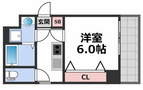 LAND GALAXY【8階】の間取り