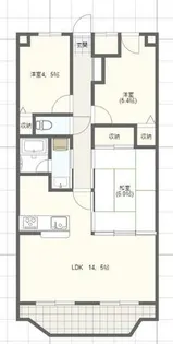 手柄アートスカイハイツ【9階】の間取り