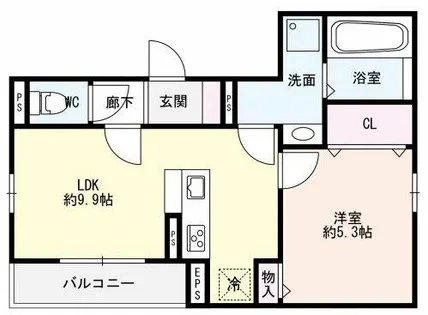 プリメーロ明石【2階】の間取り