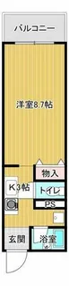 インター御坊ハイツウエヒラ【207号室】の間取り