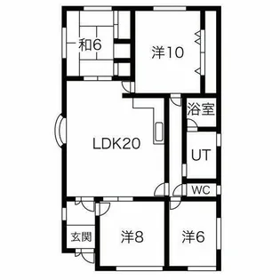 中野町さくらマンション【3階】の間取り
