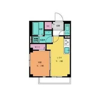 ラシーネ自由ヶ丘【402号室】の間取り