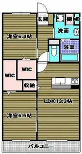 メゾン錦Ⅱ【3階】の間取り