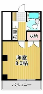 ブルージュ喜志【4階】の間取り