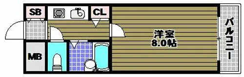 ビラ・アモーレ【3階】の間取り