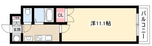 プログレッソ岩塚【604号室】の間取り