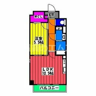 プロニティ空港前【4階】の間取り
