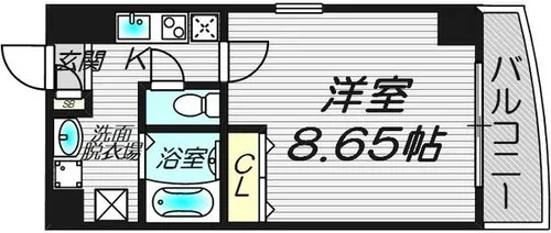 ルミエール深江【5階】の間取り